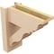 Ekena Millwork 6-in W x 14-in D x 14-in H Funston Trad Rough Cedar Woodgrain TimberThane Outlooker, Primed Tan OUTUR060X14X14FST04RCPR - alternate 3